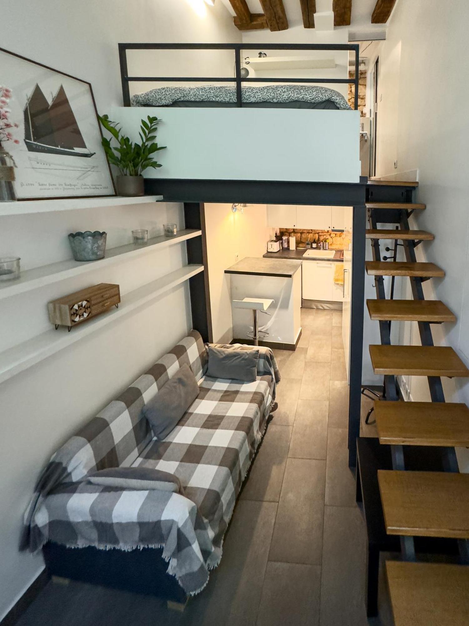 Appartement Studio Independant De Charme Parijs